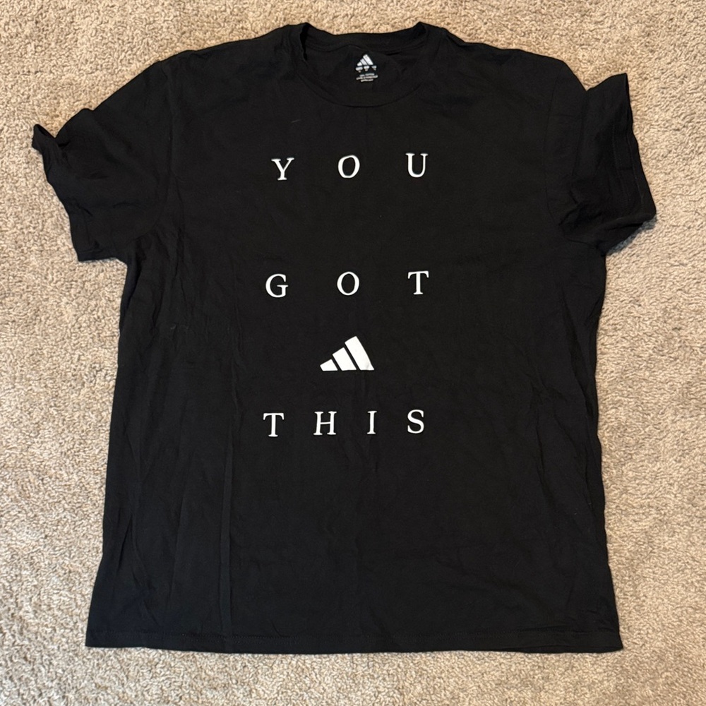 Adidas Black GA Cup Champions Tee